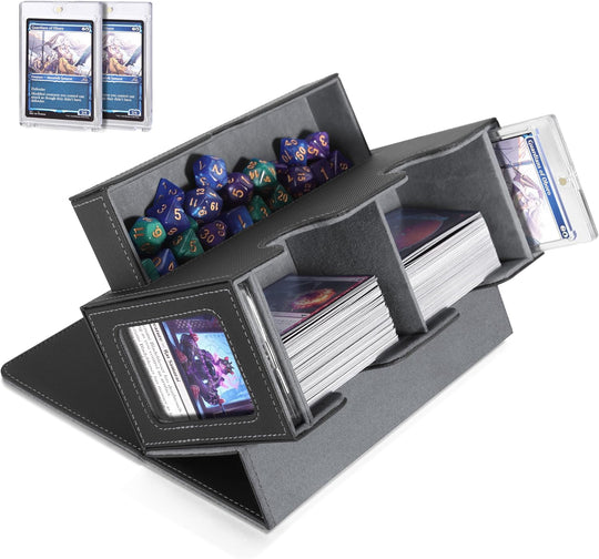 MTG Deck Box, MTG Commander Card Deck Box with Commander Display