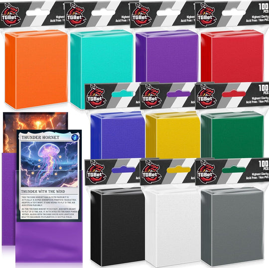1000Ct MTG Card Sleeves, 10 Colors Matte Trading Card Sleeves