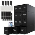 Premium Card Collection Organizer - 7200+ Slot, Dividers & Labels