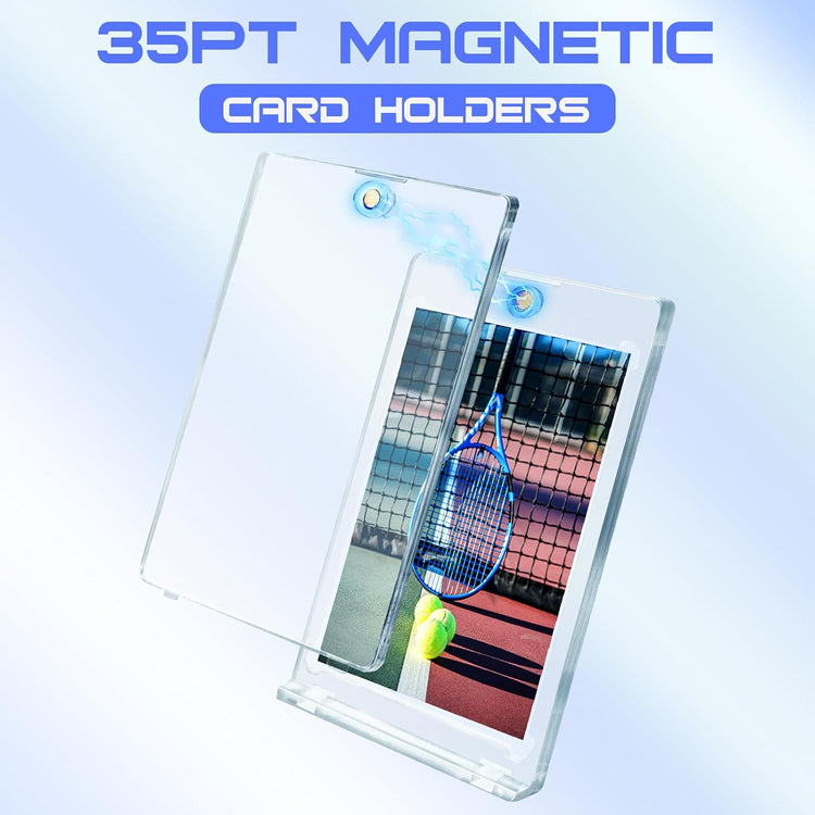 MagnaCard 100ct 35PT Magnetic Trading Card Cases VaultStack