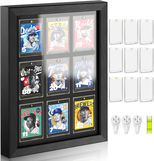 Trading Card Display Frame with Magnetic Card Holder UV Protection