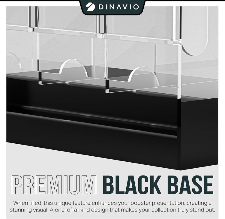 TriSlot TCG Card Dispenser with Black Base VaultStack