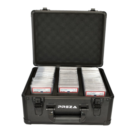 PREZA Card Fortress - Ultimate Graded Card Protection Case (Black)