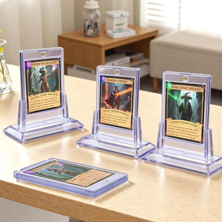 Magnetic Card Holders for Trading Cards, Baseball Card Holders Display Case