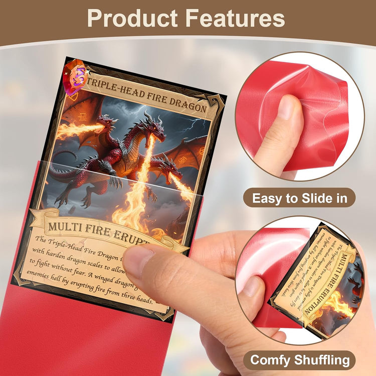 1000Ct MTG Card Sleeves, 10 Colors Matte Trading Card Sleeves