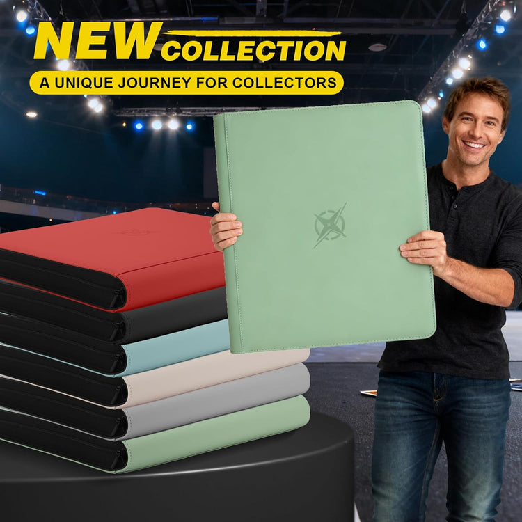 20‑Pocket Card Binder, Trading Card Album Holds 2000 Collectible Cards