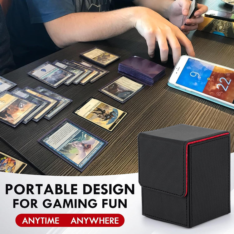 180+ Card Deck Box with 3 Dividers and Game Dice